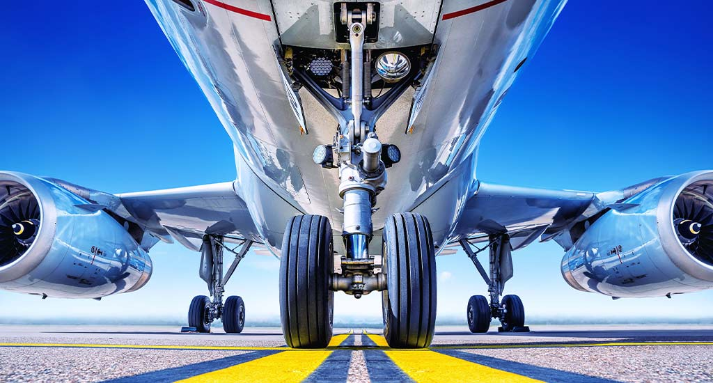 Precision aluminum tubing for aerospace hydraulic systems