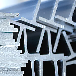 Standard and custom extruded aluminum profiles
